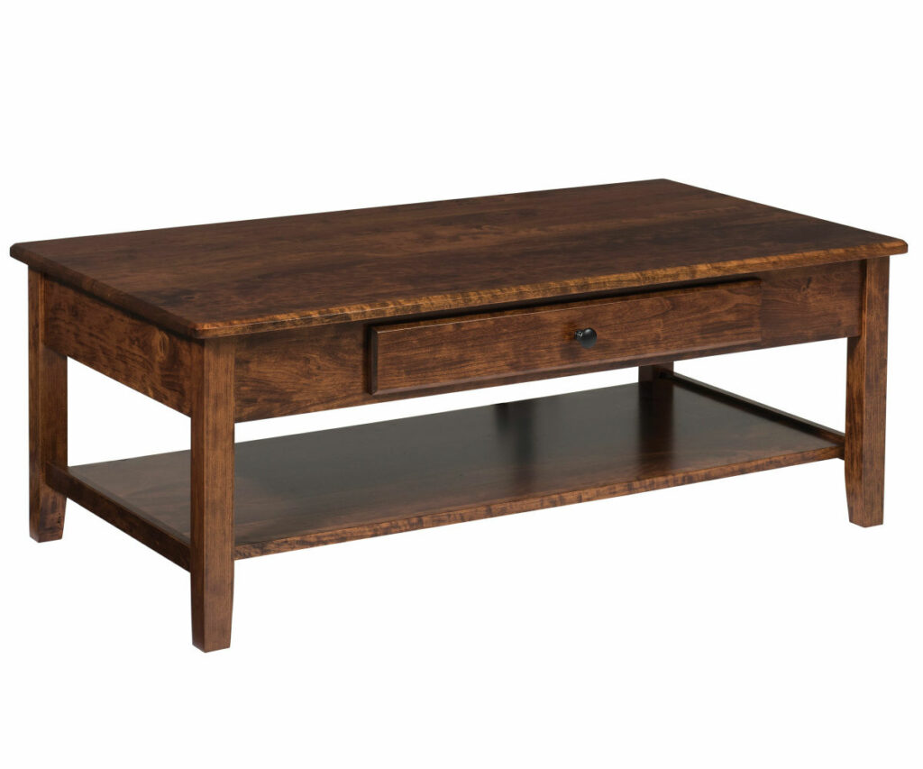 Coffee Table w/Drawer | The Wood Carte Queensbury, NY - Wooden Coffee Table Frame With Drawer