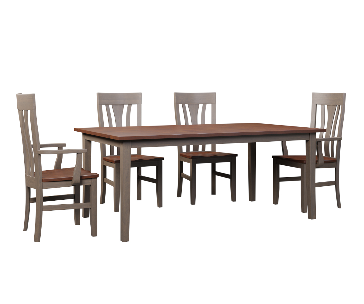 Curved Shaker Leg Table - Image 2