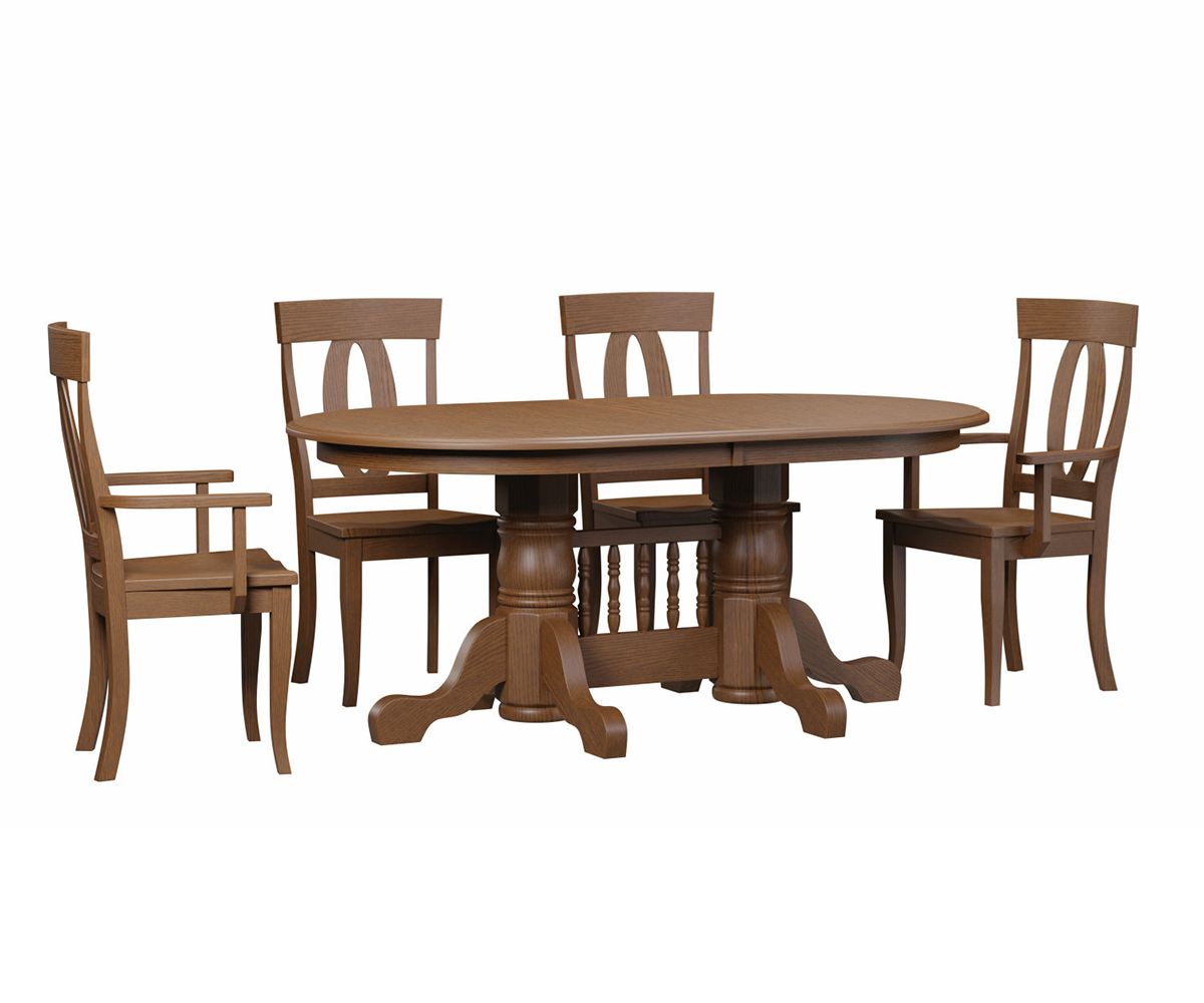 Standard Double Pedestal Table - Image 2