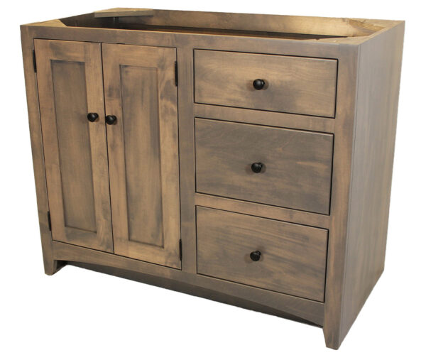 42" 3 Drawer Vanity