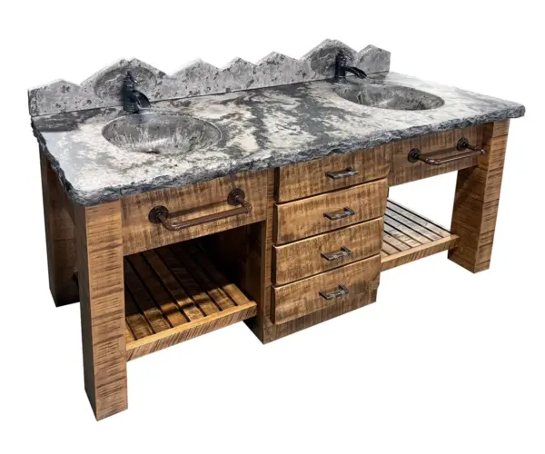 Bear Creek 72" Double Bowl Vanity