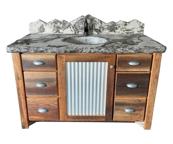 Deer Creek 48" Vanity with New Metal