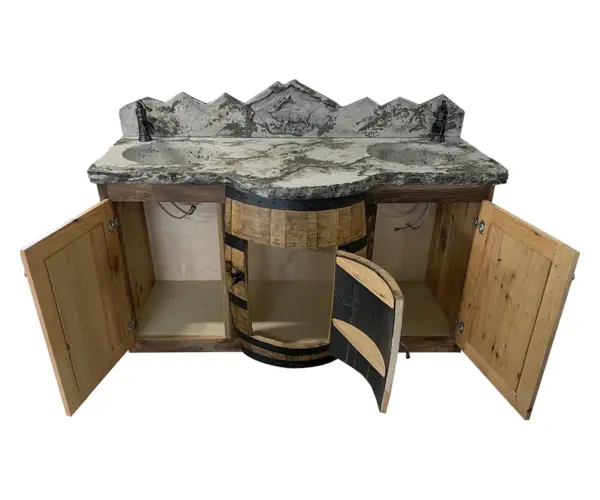 Copper Creek Canyon 60" Double Bowl Vanity