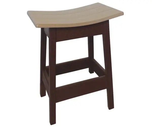 Bar Square Saddle Stool