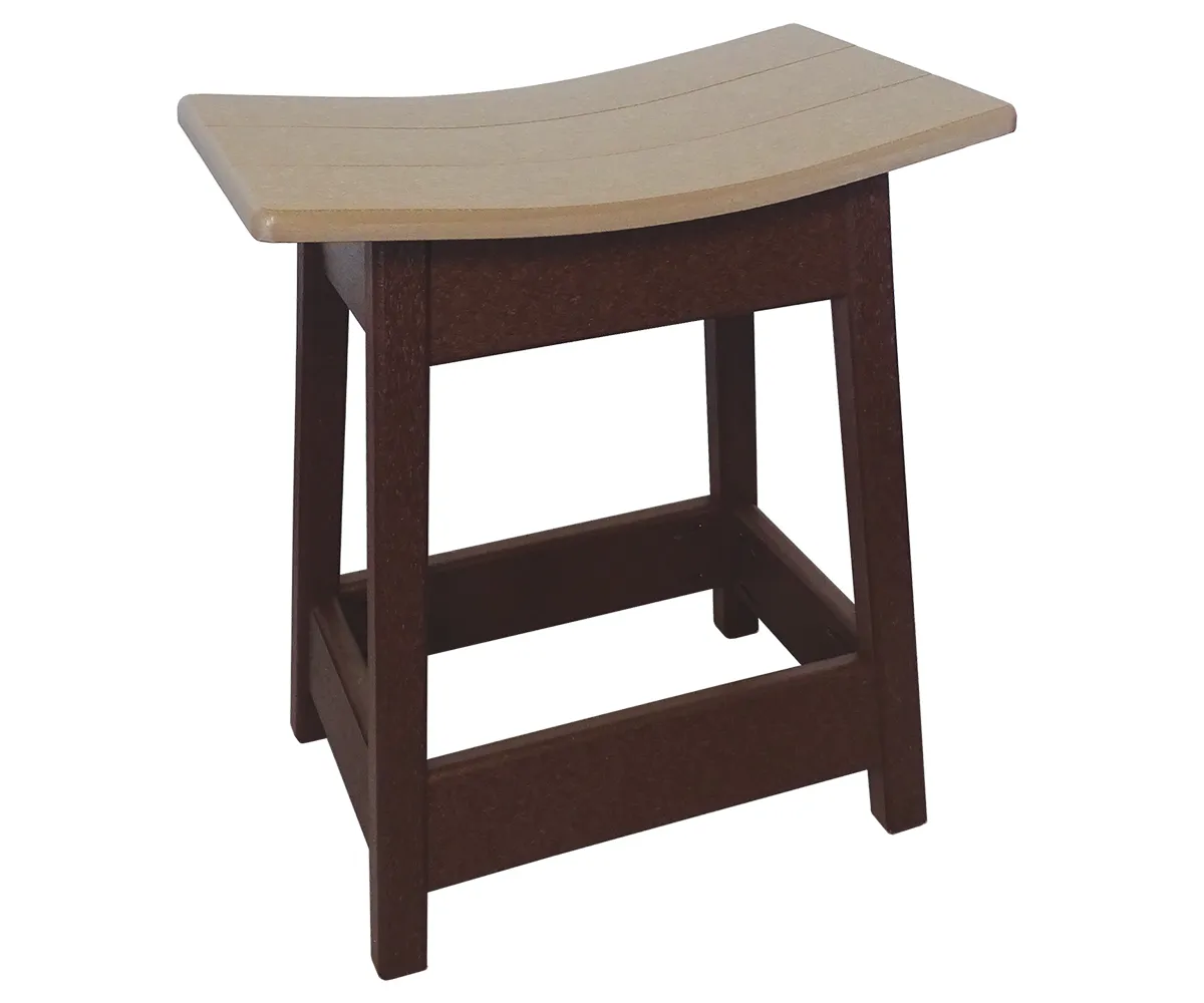 Counter Square Saddle Stool
